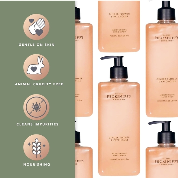 Pecksniff's Ginger Flower & Patchouli Hand Wash 25.3 Fl Oz - Picture 5 of 12